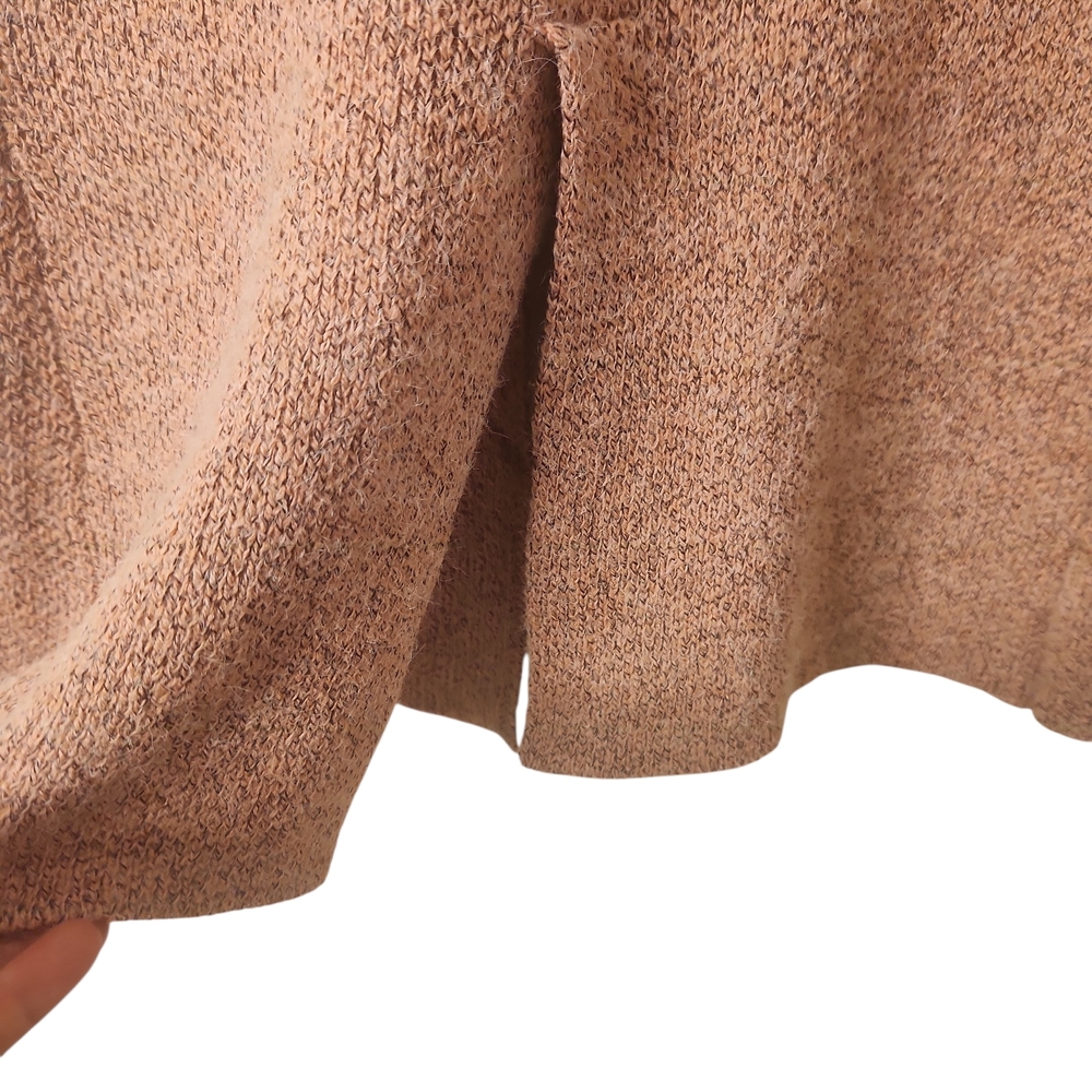 NWOT Love Tree Women's Mauve/Oatmeal Open Front Sleeveless Duster Size S - Picture 6 of 8